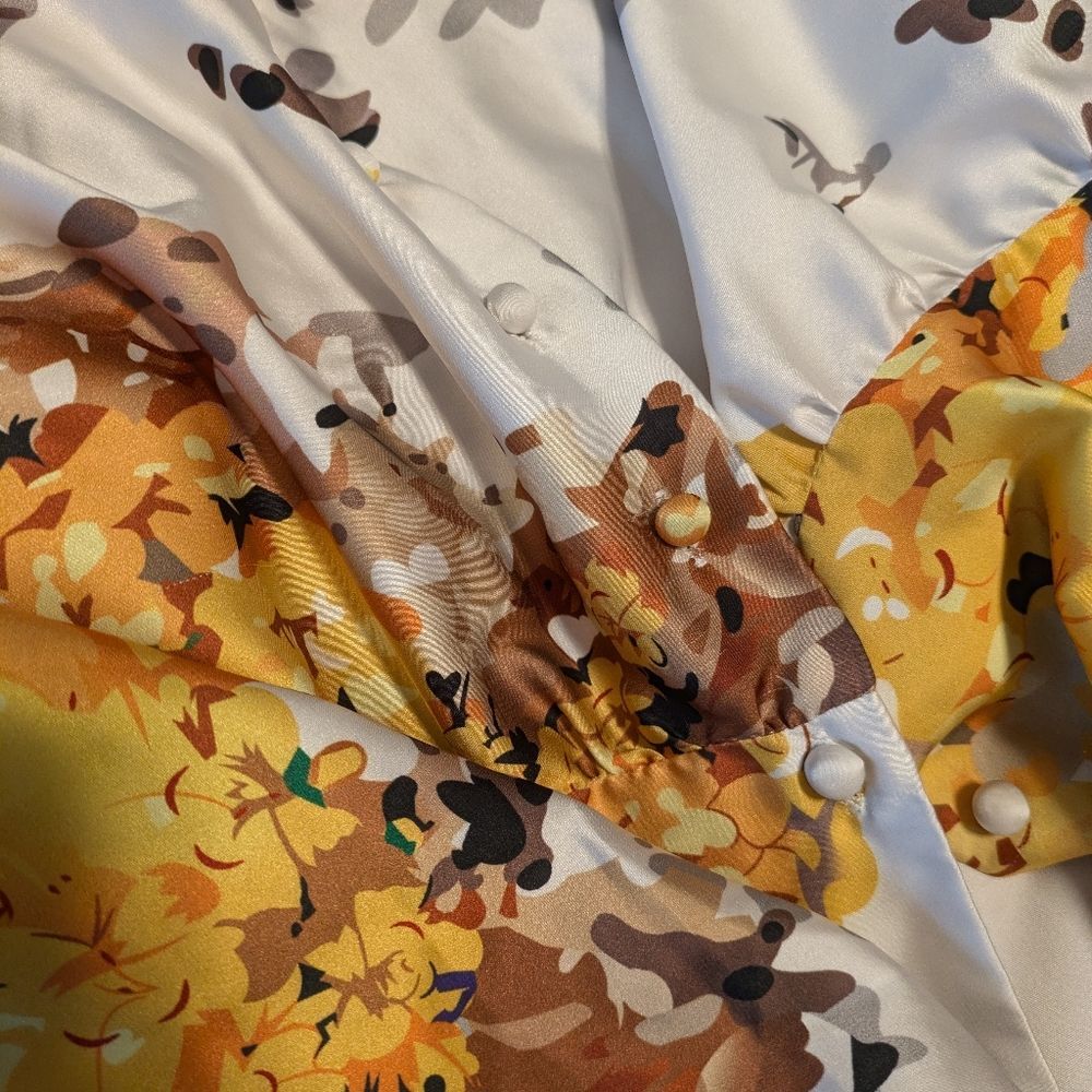 BEULAH Floral Long Sleeve Maxi Dress - Picture 5 of 5